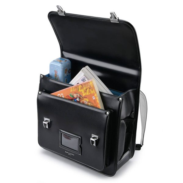 PU Leather Waterproof Kids School Backpack