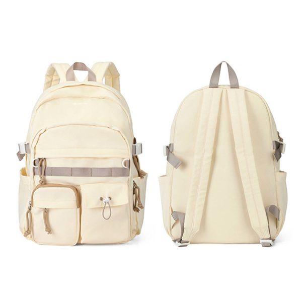 Large Capacity Nylon Travel Backpack w/ Pockets