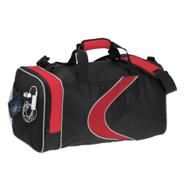 Two-Tone Polyester Wet Dry Separation Sports Duffel Bag