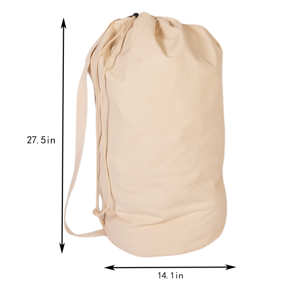 Large Capacity Cotton Drawstring Laundry Bag