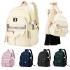 Large Capacity Nylon Travel Backpack w/ Pockets