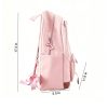 4 Pcs Large Capacity Nylon School Backpack Set