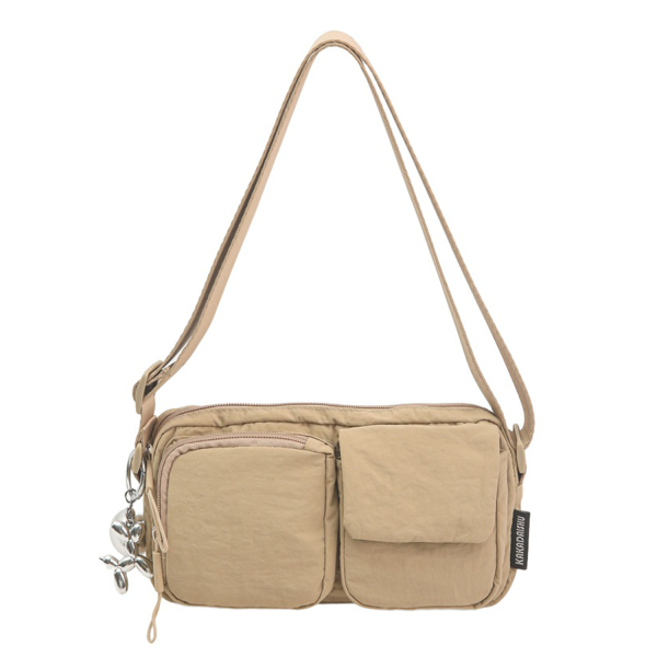 Lightweight Nylon Water-Resistant Crossbody Sling Bag