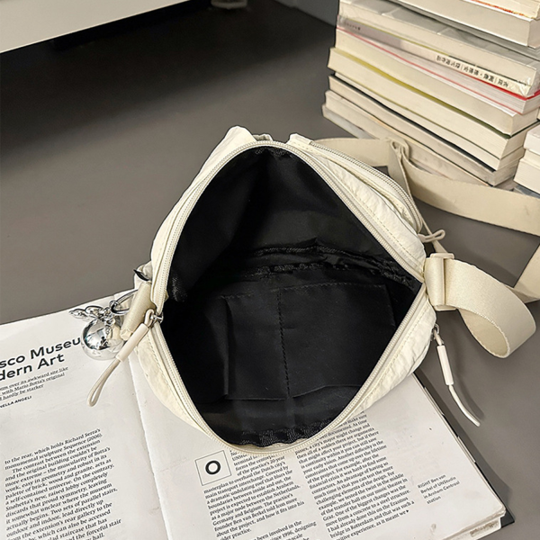 Lightweight Nylon Water-Resistant Crossbody Sling Bag