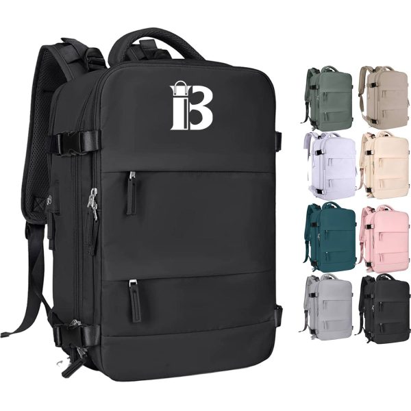 Large Nylon Water Resistant Travel Backpack