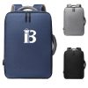 35L Polyester Waterproof Business Backpack w/ USB Port