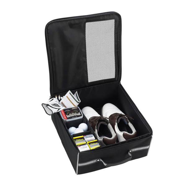 Oxford Golf Double zipper Breathable Shoe Bag