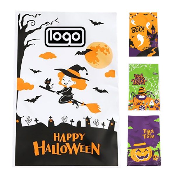Custom Party Favor Halloween Plastic Candy Bag