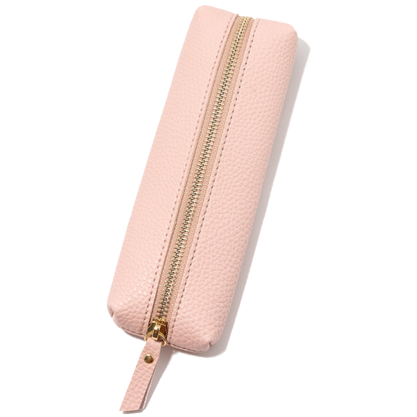 PU Leather Zipper Pencil Pouch