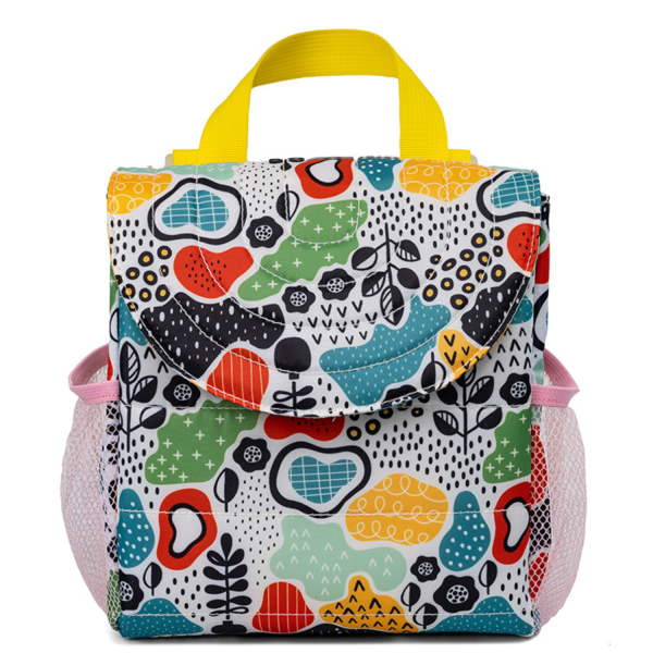 Kids' Waterproof Insulated Polyester Crossbody Lunch Bag