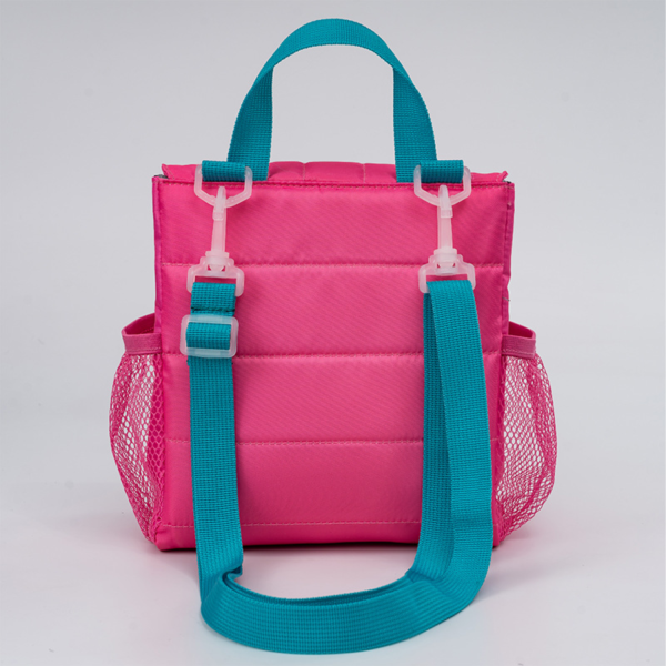 Kids' Waterproof Insulated Polyester Crossbody Lunch Bag