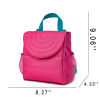 Kids' Waterproof Insulated Polyester Crossbody Lunch Bag