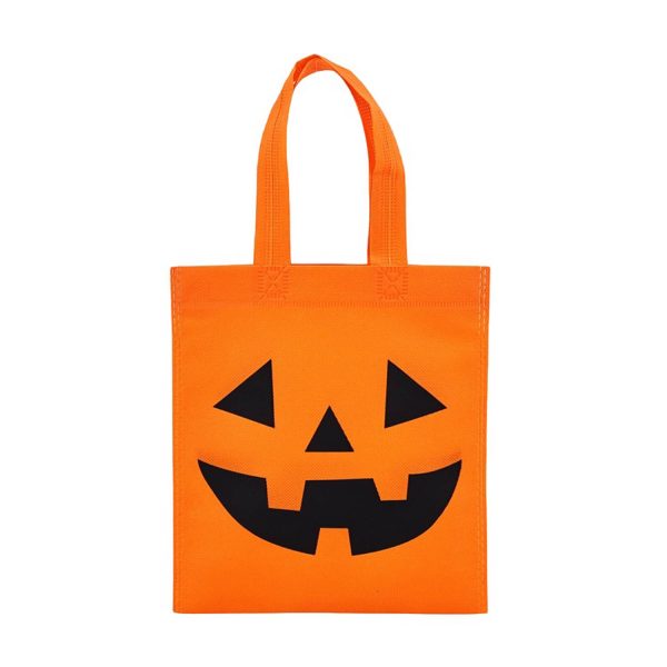 3_1756177221665.jpg Halloween Non-Woven Pumpkin Tote Bag