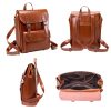 Women Travel Genuine Leather Backpack