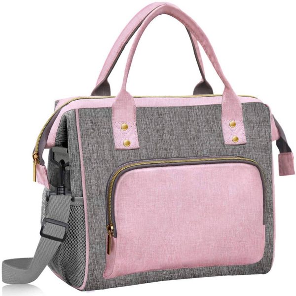 12 Can Insulated Oxford Cooler Lunch Tote Bag