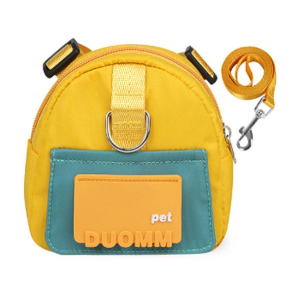 4_1758183571924.jpg Cartoon Pet Polyester Backpack w/ Dog Leash