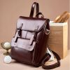 Women Travel Genuine Leather Backpack