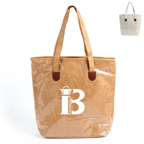 4a87861a-21b0-419e-b151-439acba74af4_背景.jpg Open Top PVC Coated Washable Paper Tote Bag
