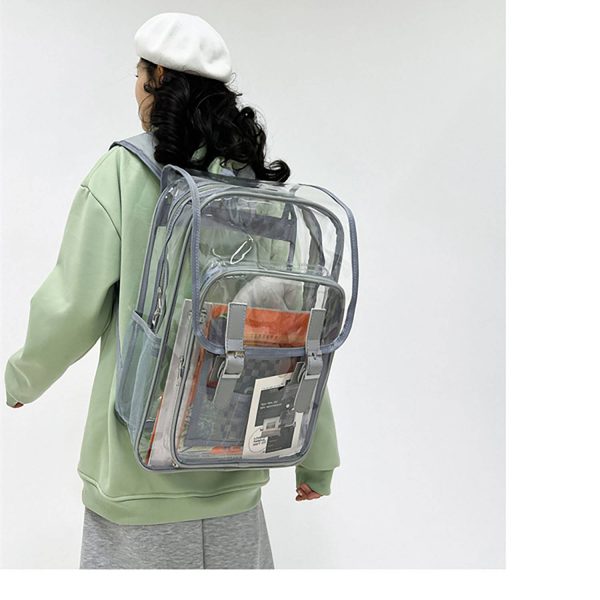 Flip Large PVC Clear Backpack