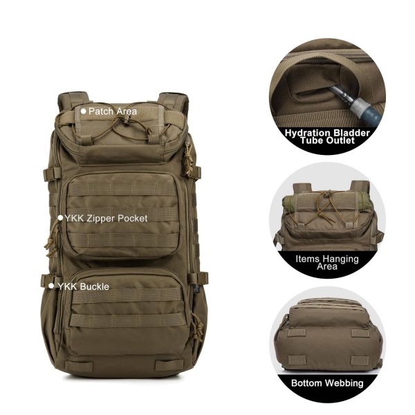 25L Waterproof Oxford Military Tactical Backpack