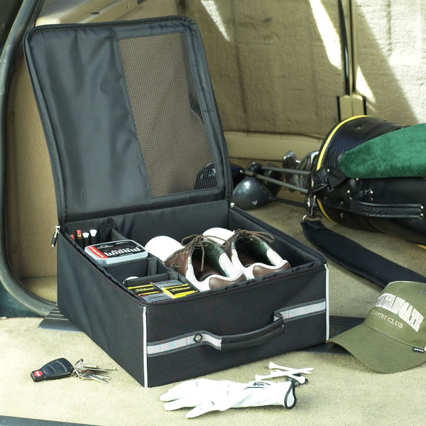 Oxford Golf Double zipper Breathable Shoe Bag