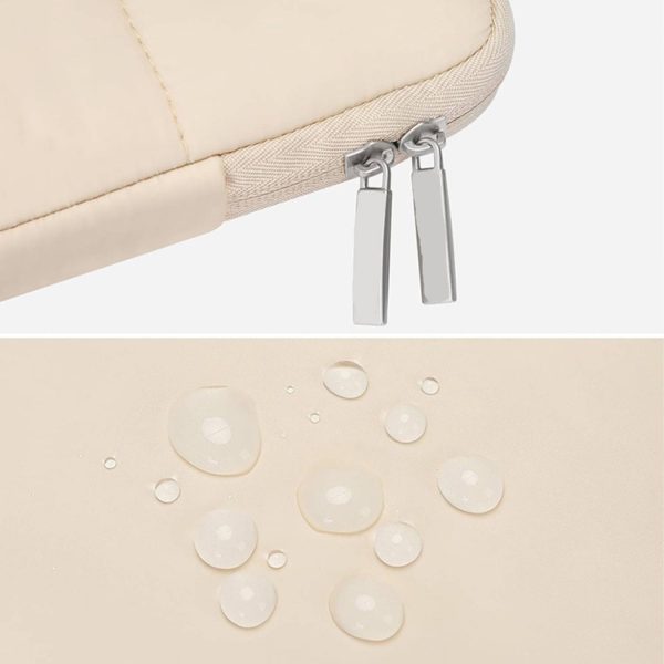 16 Inch Waterproof Quilted Puffer Polyester Laptop Bag