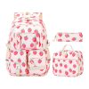 3Pcs Kids Waterproof Oxford Backpack w/Lunch Bag Pencil Case