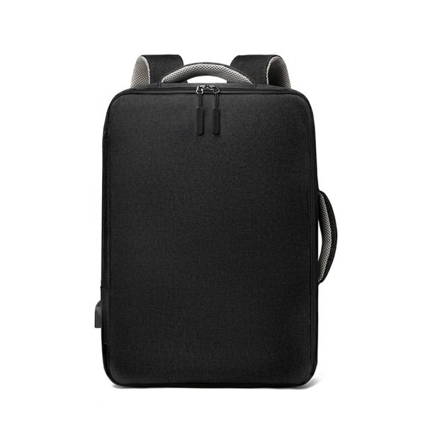 35L Polyester Waterproof Business Backpack w/ USB Port