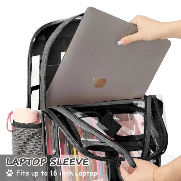 Large Capacity PVC Clear Backpack