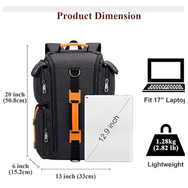 7_1759890764308.jpg Large Capacity Canvas Laptop Backpack