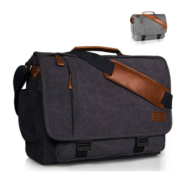 15 Inch Waterproof Crossbody Flap Laptop Bag