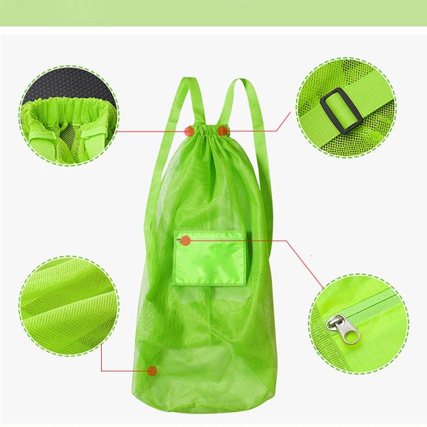 84506fa5-9588-4164-8947-ee0dd9308af5_VZ698篮球袋8.jpg Sport Mesh Drawstring Backpack w/ Zipper Pocket