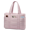 15.6 Inch Lightweight Nylon Puffer Laptop Tote Bag