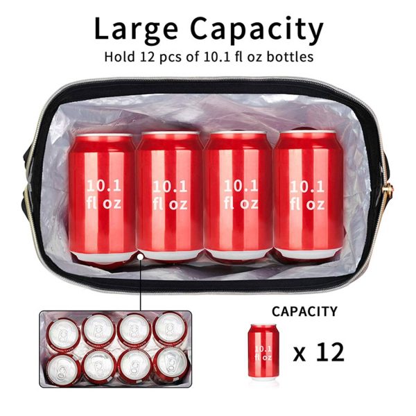 12 Can Insulated Oxford Cooler Lunch Tote Bag