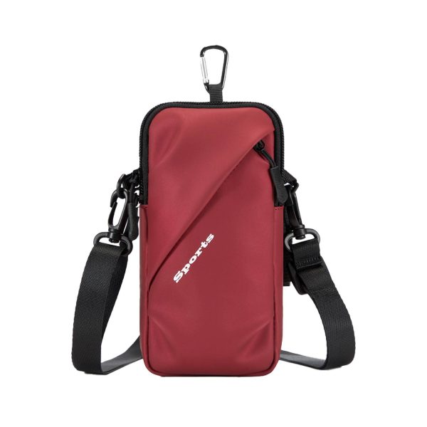 Phone Running Arm Pouch Crossbody Bag w/ Carabiner