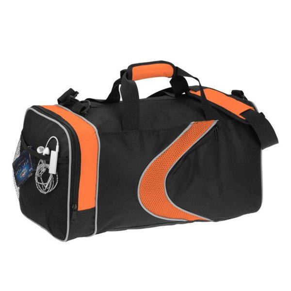 Two-Tone Polyester Wet Dry Separation Sports Duffel Bag