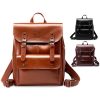 Women Travel Genuine Leather Backpack