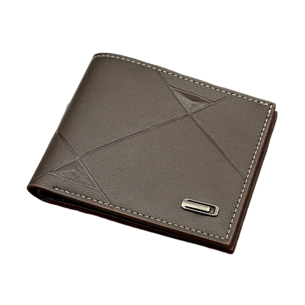 Large Capacity Ultra Thin PU Bifold Wallet