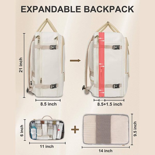 VZ813旅行背包2_1755692080152.jpg Large Capacity Nylon Travel Backpack w/ USB Port