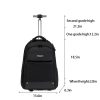 Large Capacity Oxford Travel Trolley Backpack