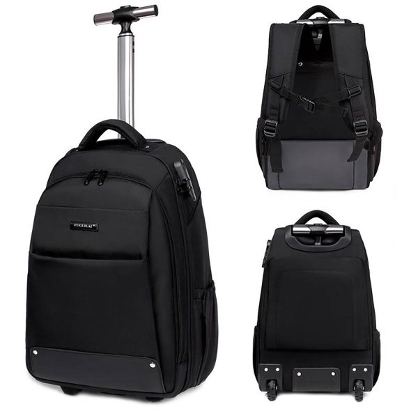Large Capacity Oxford Travel Trolley Backpack