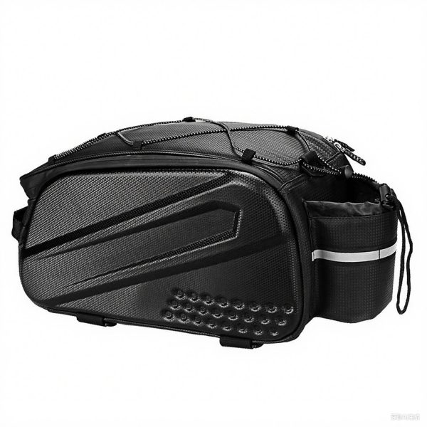 PU Leather Waterproof Bicycle Rear Seat Storage Bag