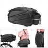 PU Leather Waterproof Bicycle Rear Seat Storage Bag