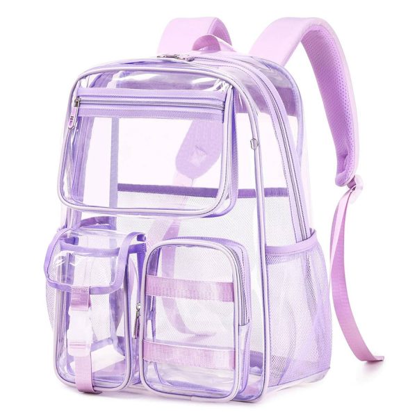 Large Capacity Heavy Duty PVC Clear Backpack