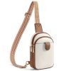 Adjustable PU Leather Crossbody Chest Bag