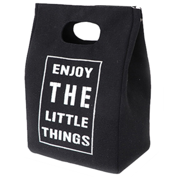 Canvas Aluminum Foil Insulation Lunch Bag