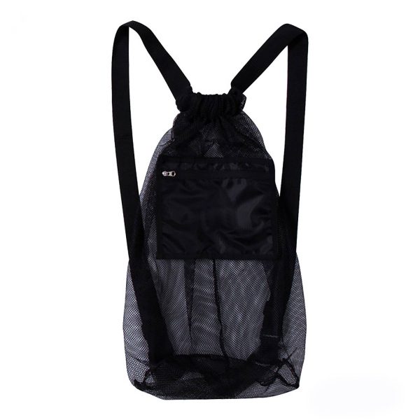 be190254-a4a9-41a2-8fde-98ec2526ff00_VZ698篮球袋2.jpg Sport Mesh Drawstring Backpack w/ Zipper Pocket