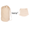 Large Capacity Cotton Drawstring Laundry Bag