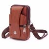 Genuine Leather Waist Bag Crossbody Waterproof Pack