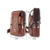 Genuine Leather Waist Bag Crossbody Waterproof Pack